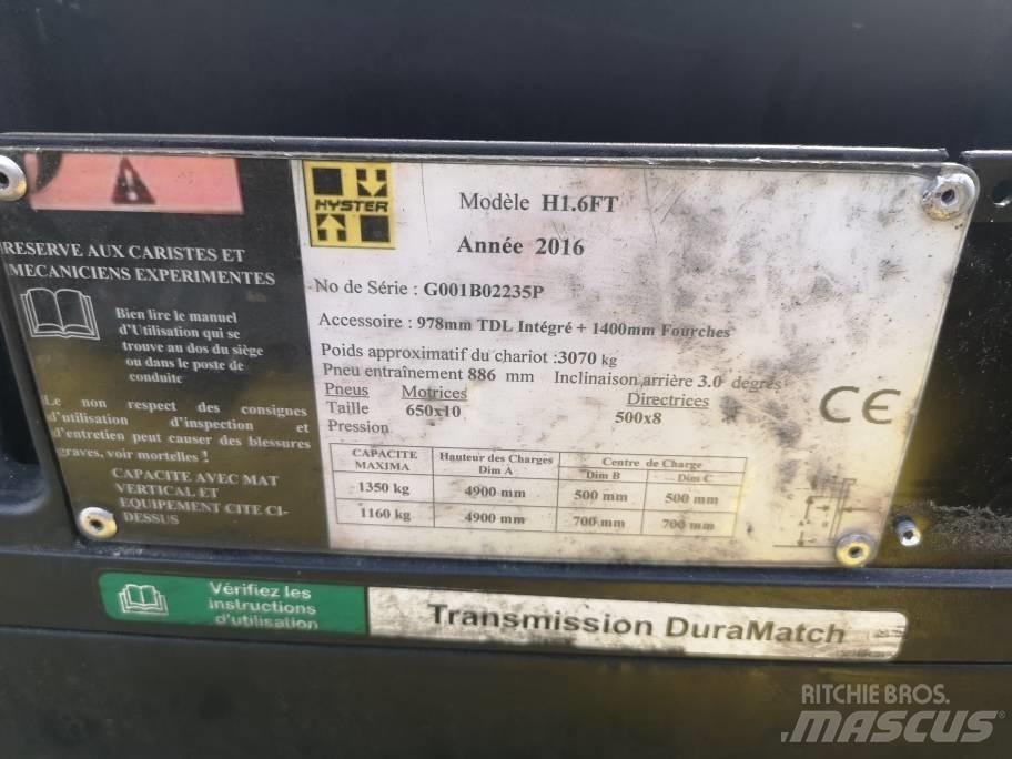 Hyster H 1.6 FT Wózki LPG