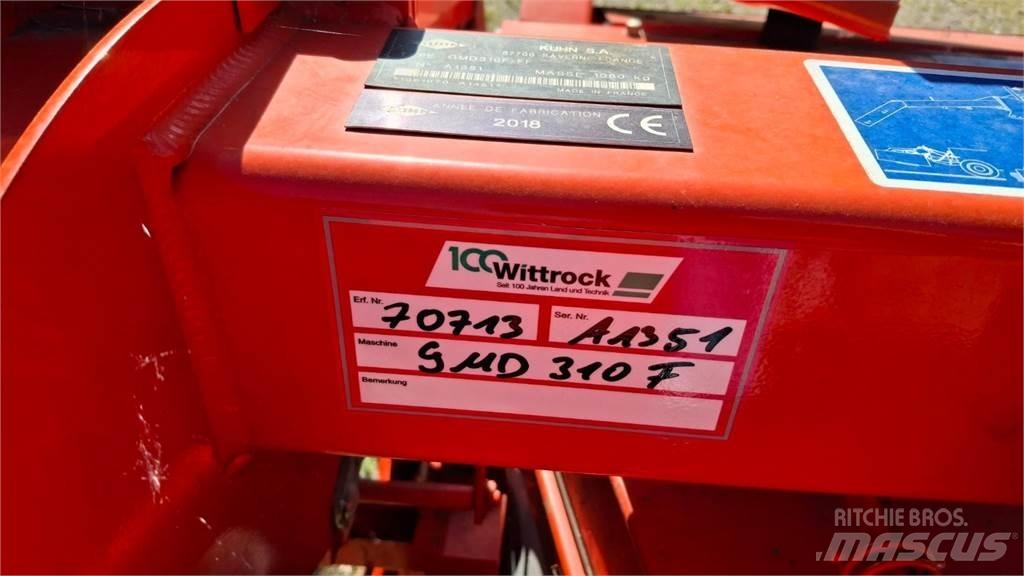 Kuhn GMD 310 F Kosiarki ze wstępną obróbka paszy