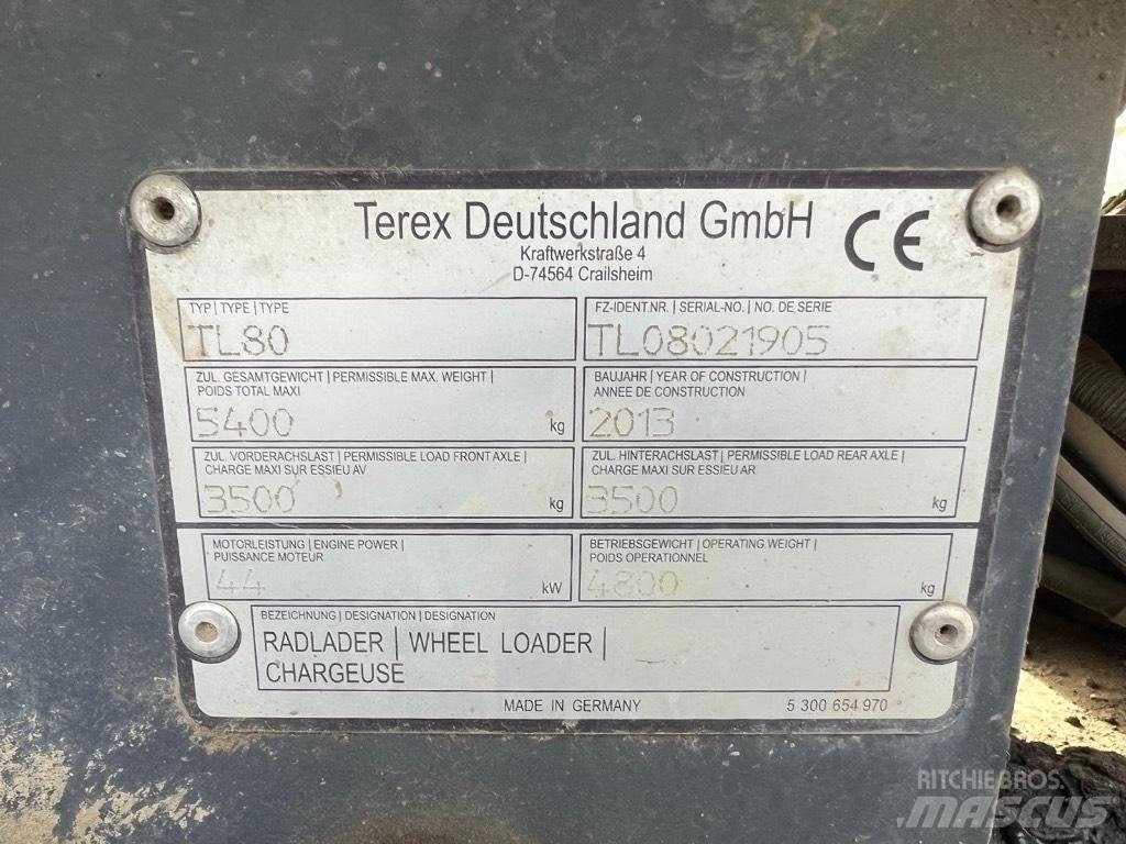Terex TL 80 Ładowarki kołowe