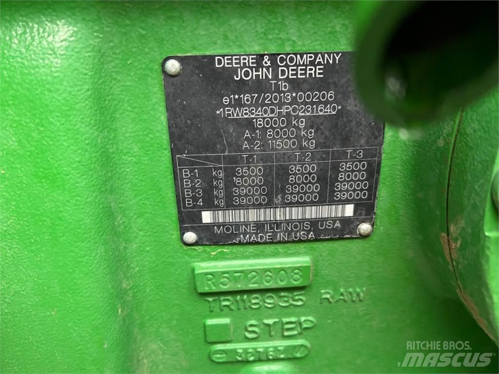 John Deere 8R340 Ciągniki rolnicze