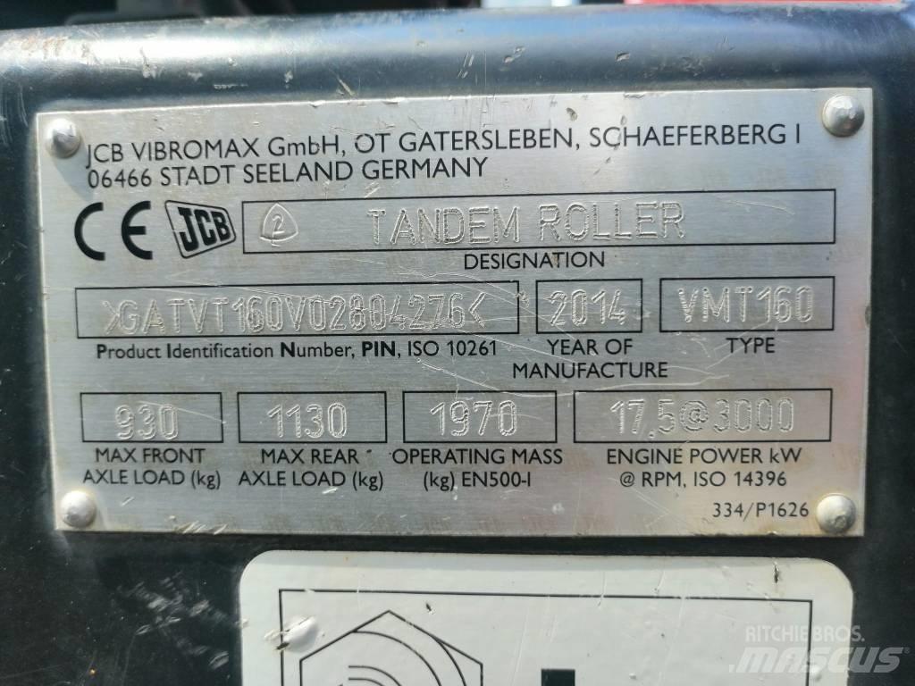 JCB Vibromax vmt 160 Walce dwubębnowe