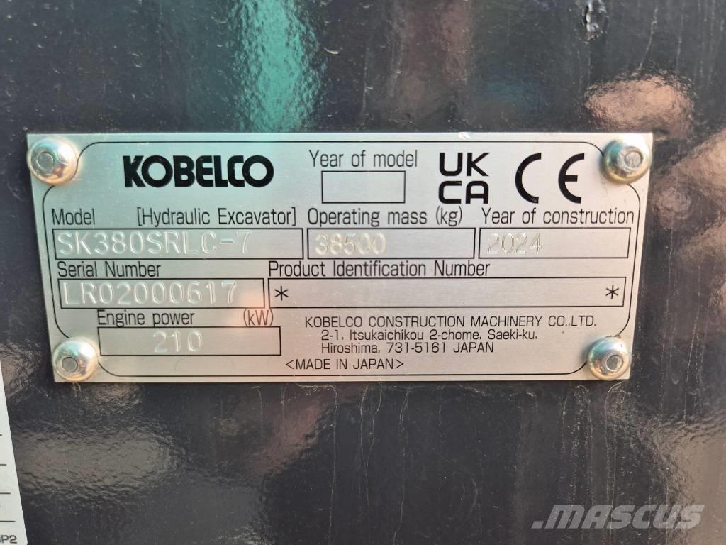 Kobelco SK380SRLC Koparki gąsienicowe