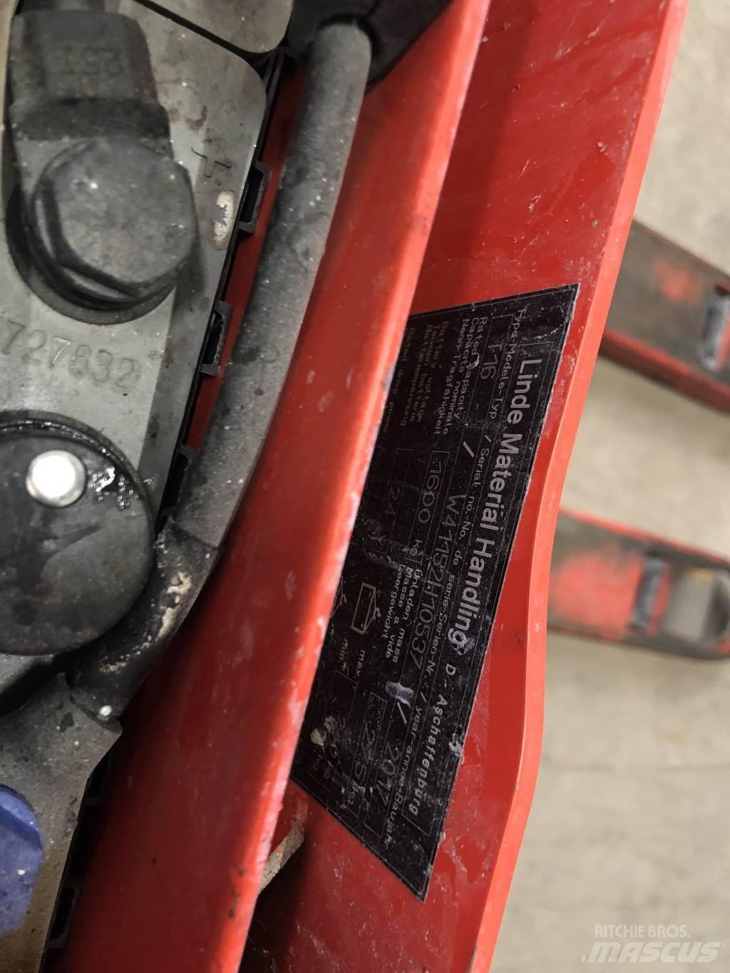 Linde T16 Wózki widłowe unoszące