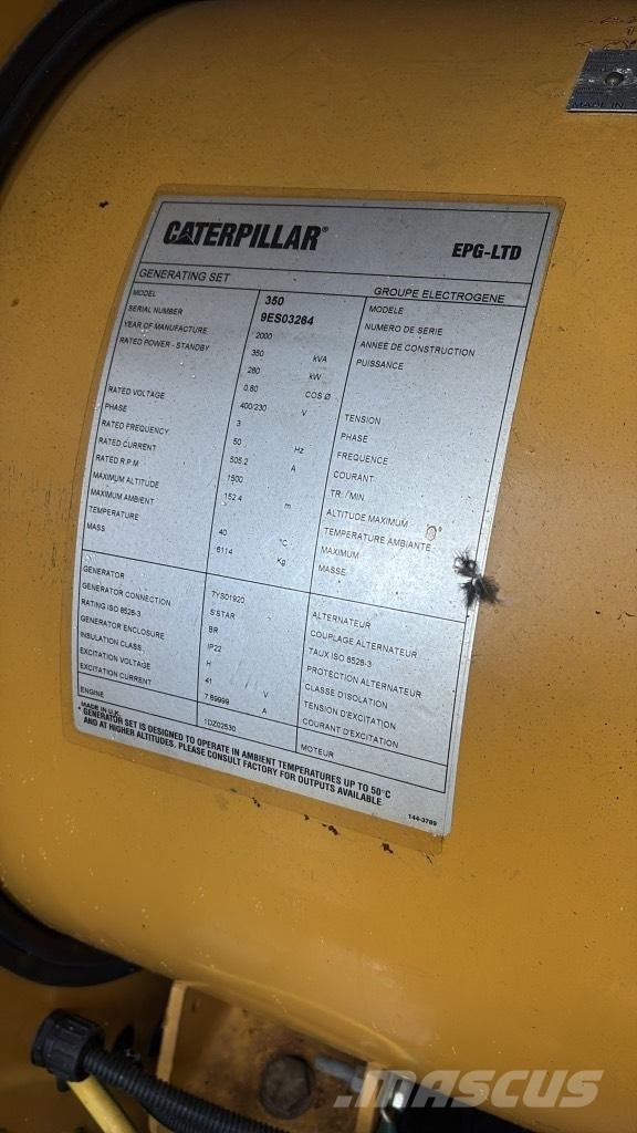 CAT 350 KVA Agregaty prądotwórcze Diesla