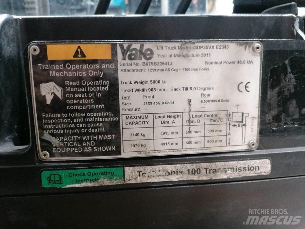 Yale GDP35VX Wózki Diesla