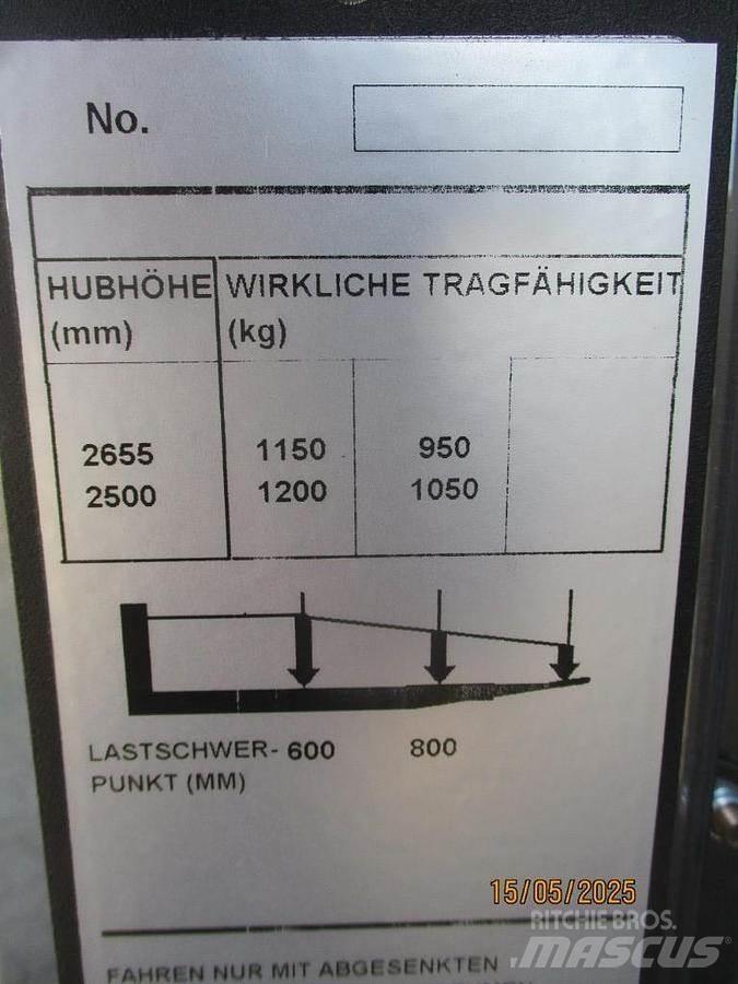 BT SWE 120 Wózki widłowe unoszące z dyszlem