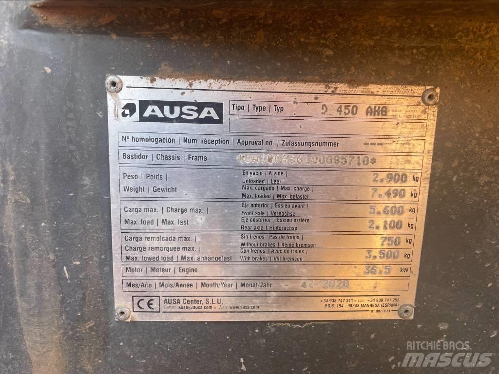 Ausa D450AHG Wozidła przegubowe