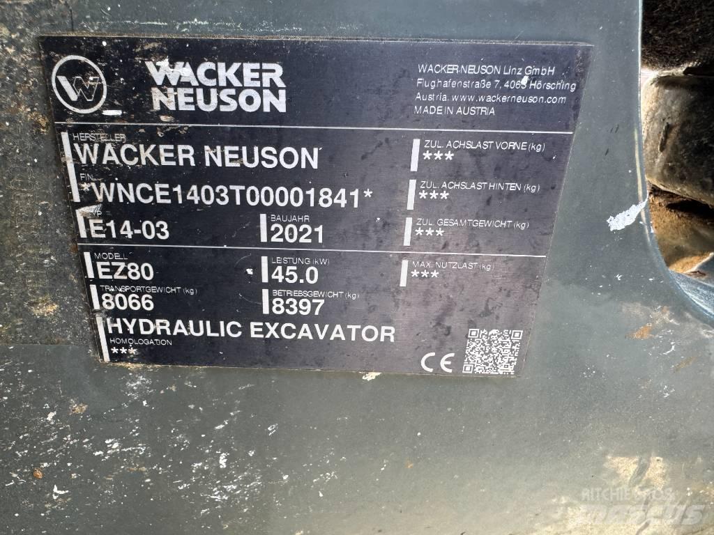 Wacker Neuson EZ80 Koparki gąsienicowe
