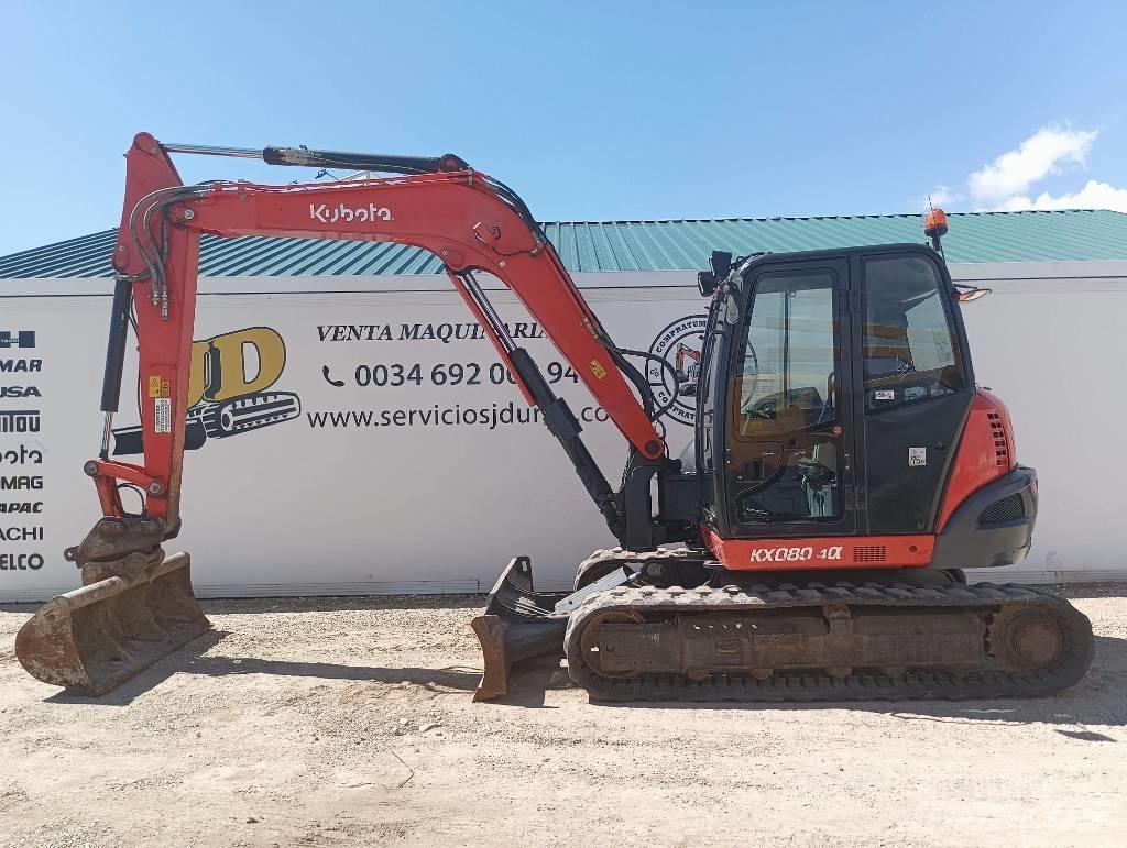 Kubota KX080-4a Koparki leśne