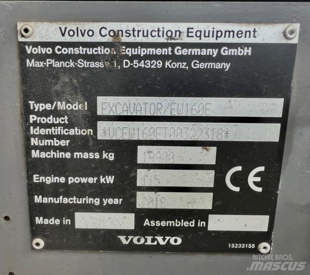 Volvo EW 160 E Koparki kołowe