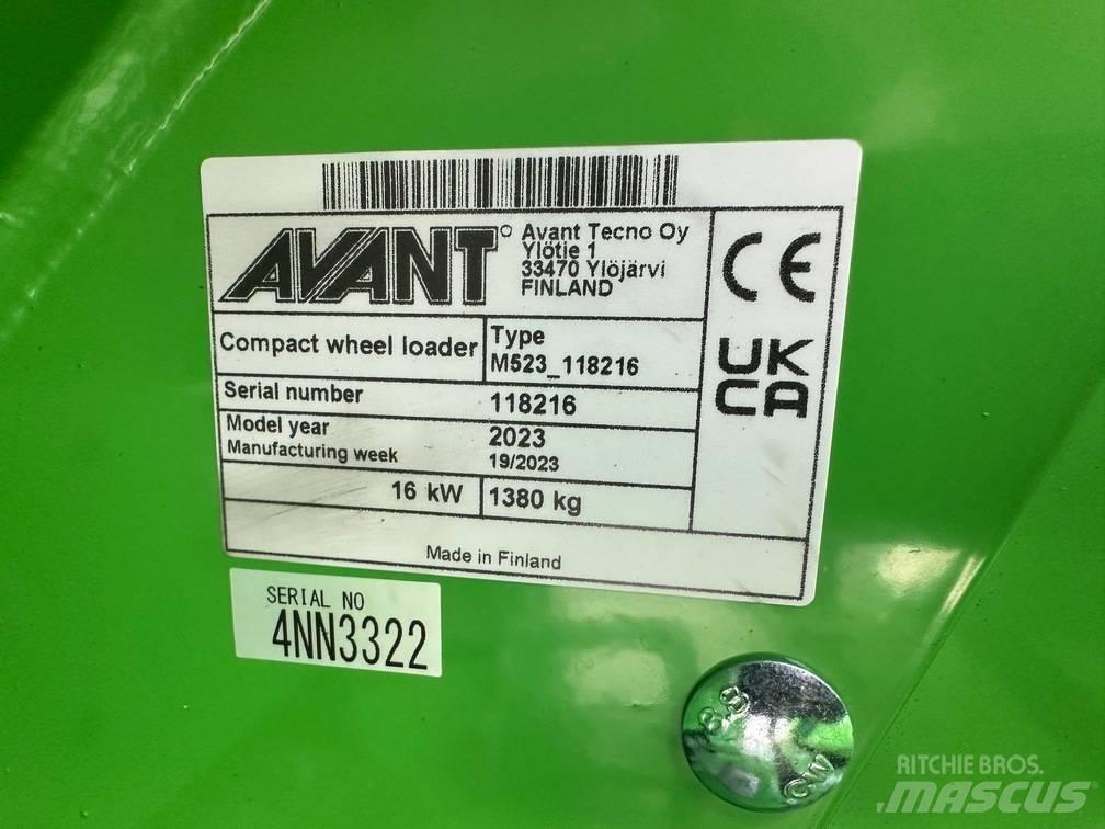Avant 523 Ładowarki wielofunkcyjne