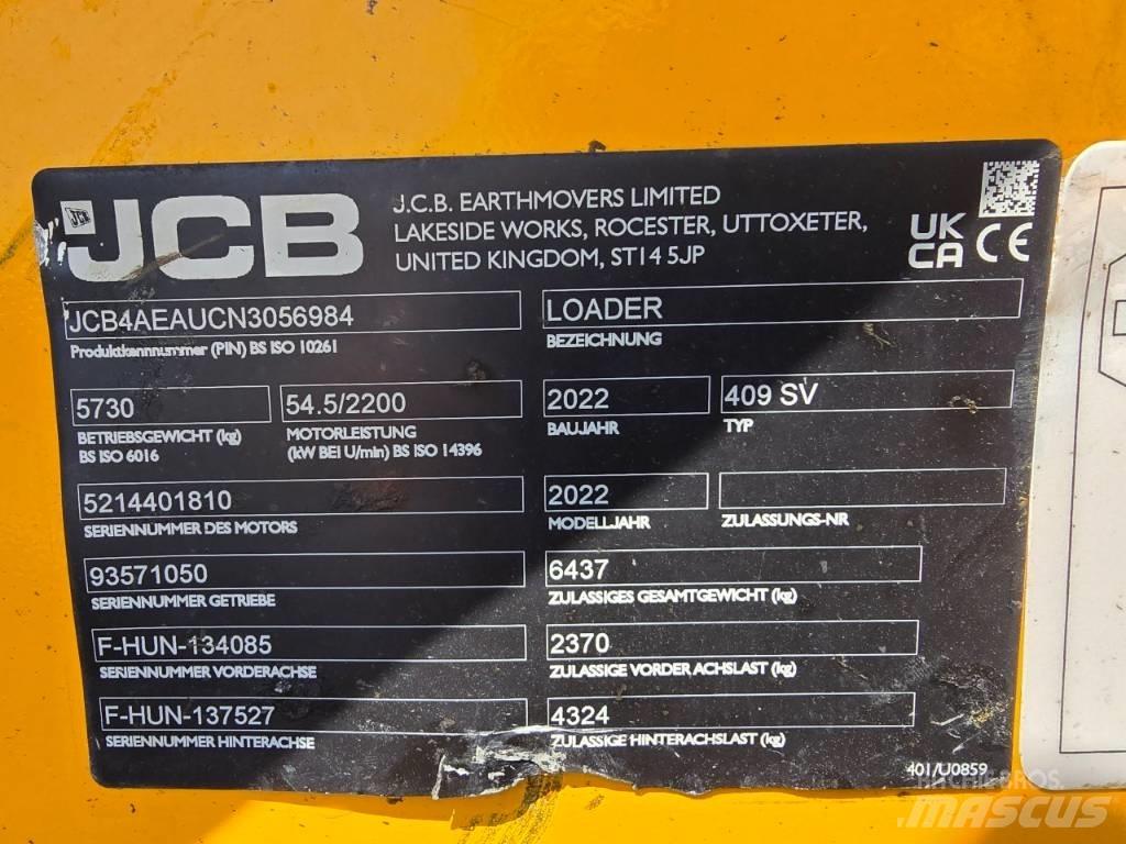 JCB 409SV Ładowarki kołowe