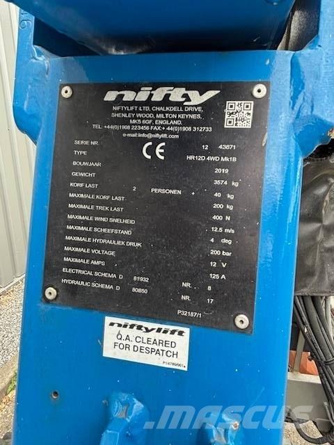 Niftylift HR12 D Podnośniki przegubowe