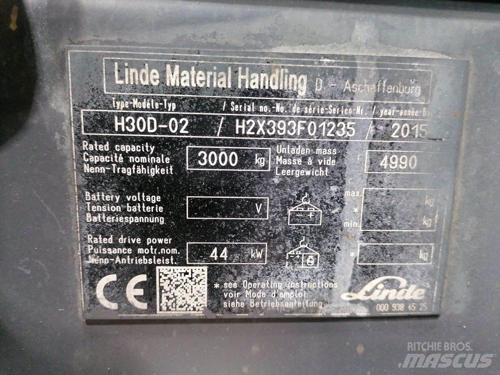 Linde H30D-02 Wózki Diesla
