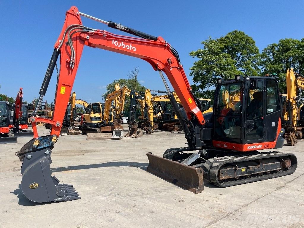Kubota KX 080-4 Midikoparki  7t - 12t