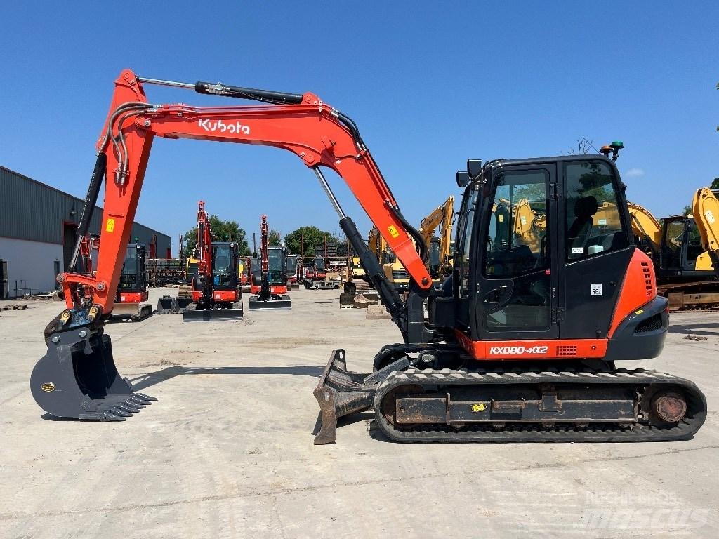 Kubota KX 080-4 Midikoparki  7t - 12t