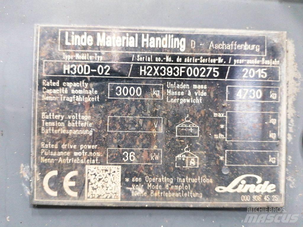 Linde H30D-02 Wózki Diesla