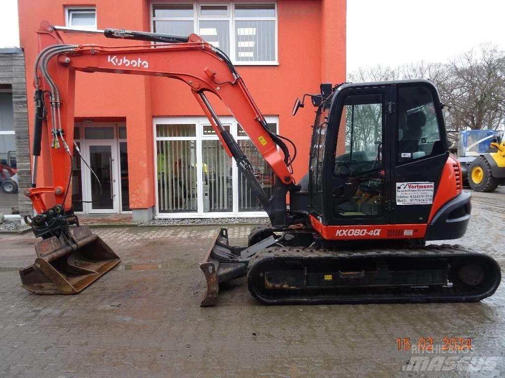 Kubota KX 080-4 Midikoparki  7t - 12t