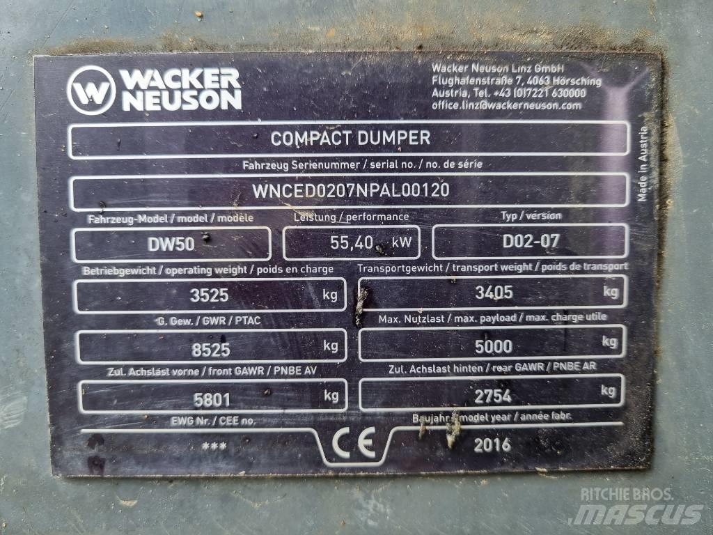 Wacker Neuson DW 50 Wozidła kolebkowe