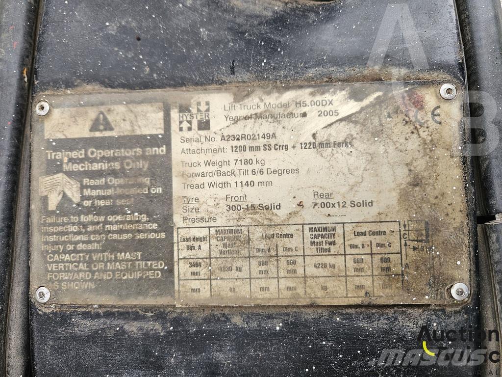Hyster H5.00DX Wózki Diesla
