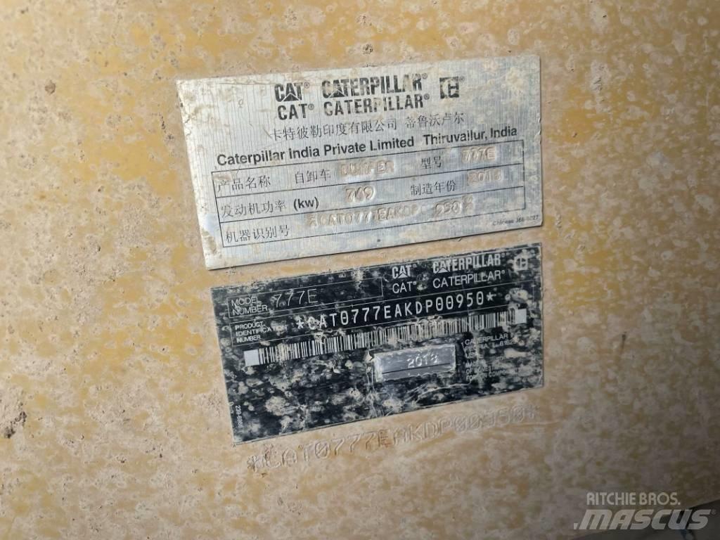 CAT 777e Wywrotki