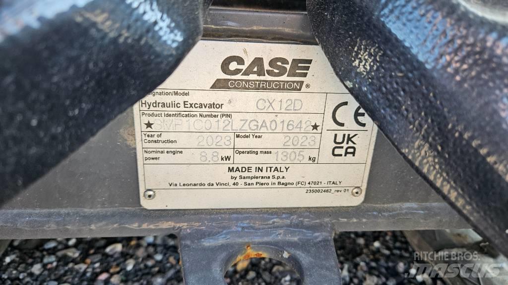 CASE CX12D Minikoparki
