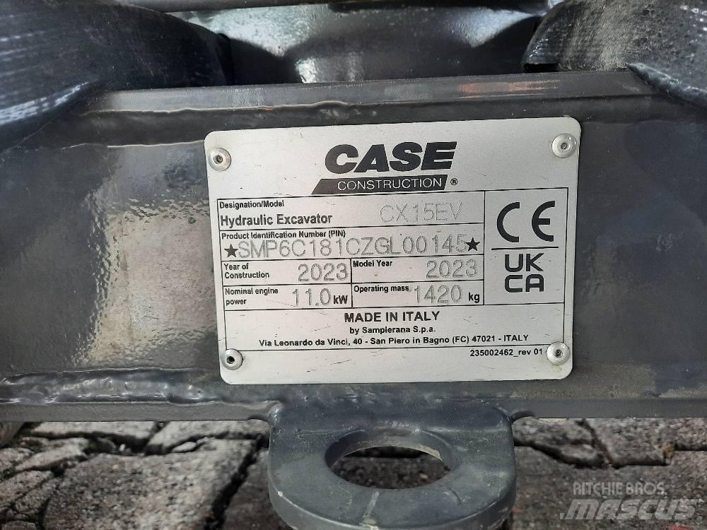 CASE CX 15 EV Minikoparki