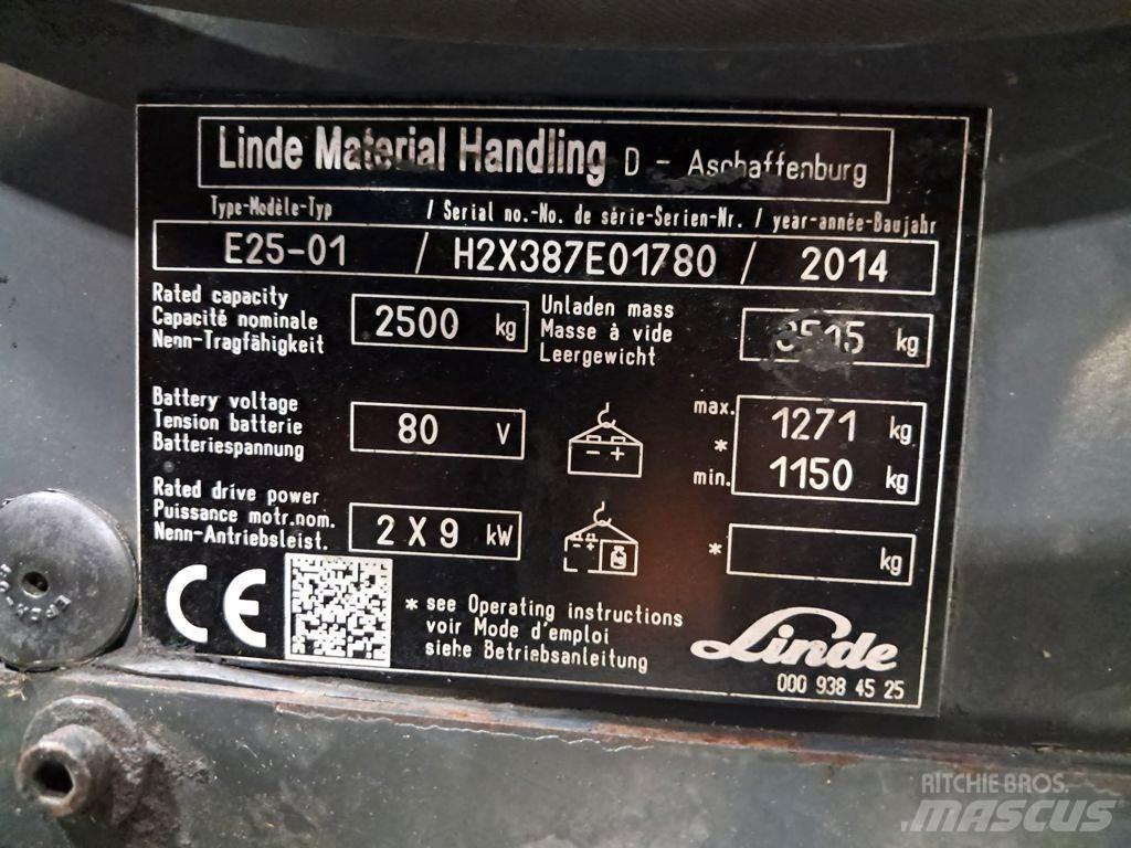 Linde E25-01 Wózki elektryczne
