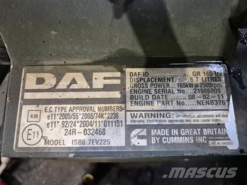DAF GR165U2 Silniki