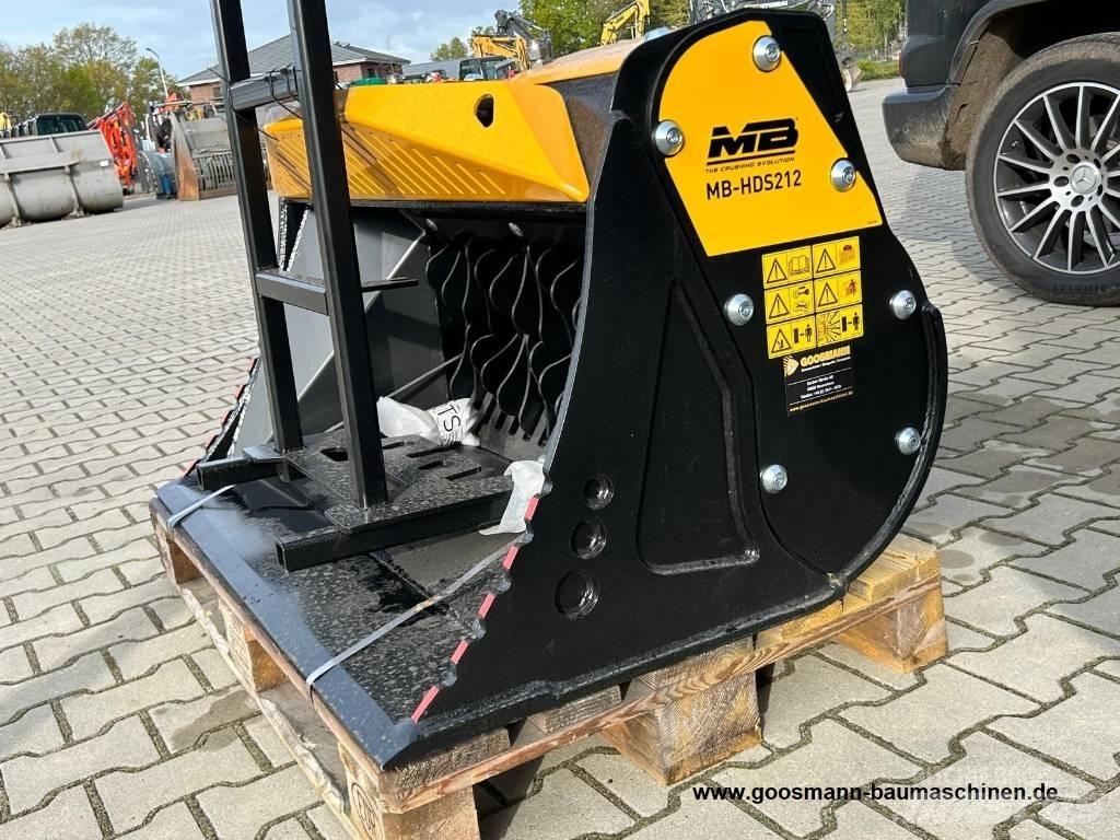MB Crusher HDS 212 Łyżki przesiewowe