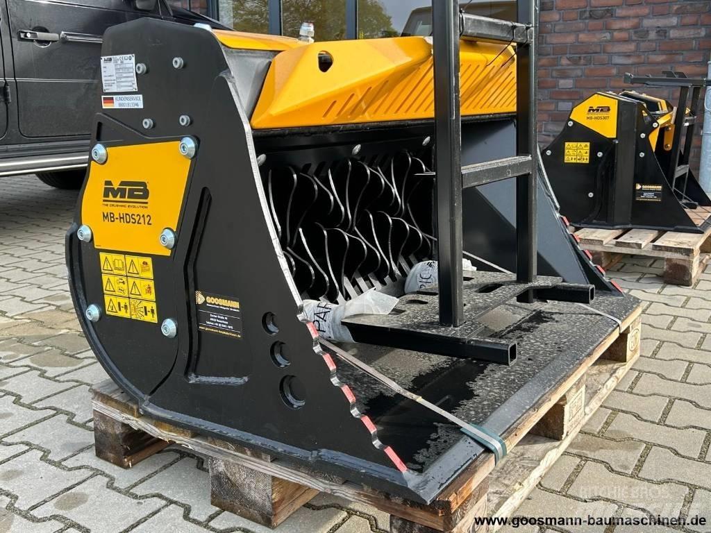 MB Crusher HDS 212 Łyżki przesiewowe