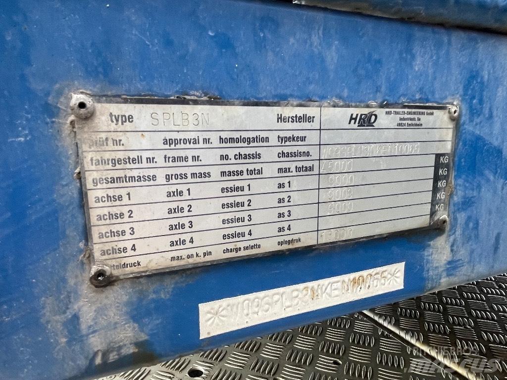 HRD Platform Platformy / Naczepy z otwieranymi burtami