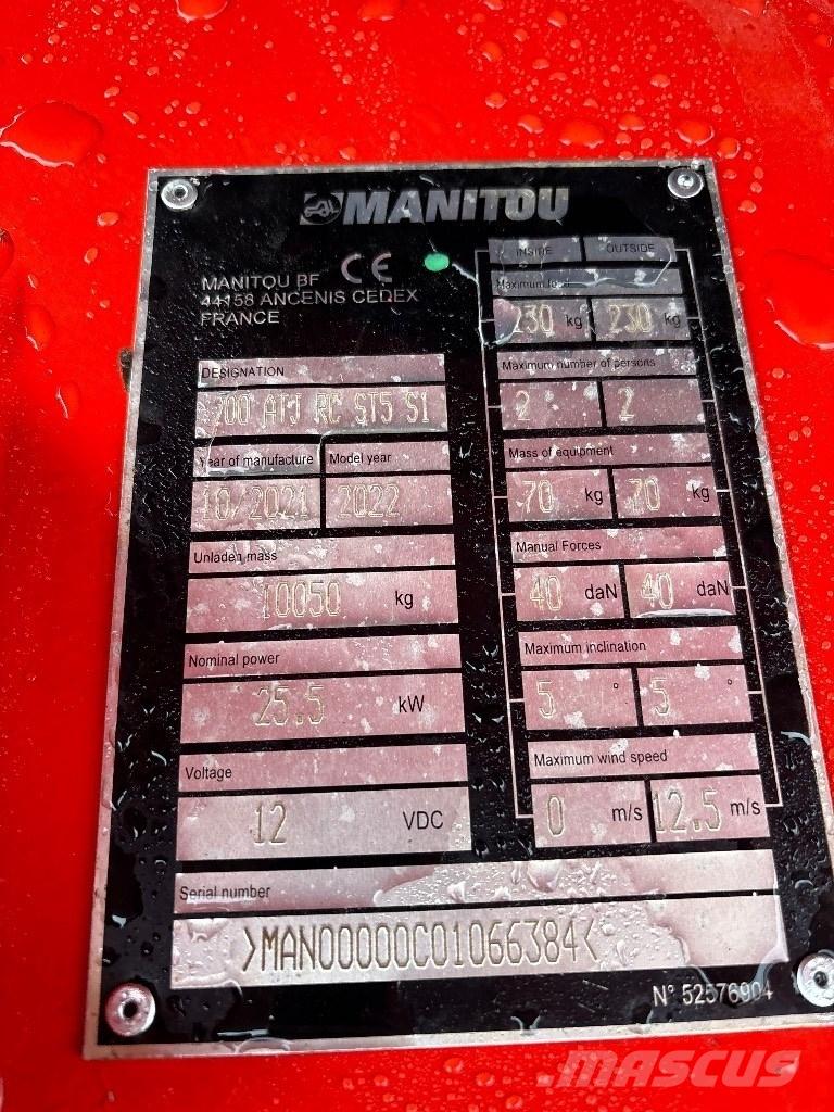 Manitou 200 ATJ RC Podnośniki przegubowe