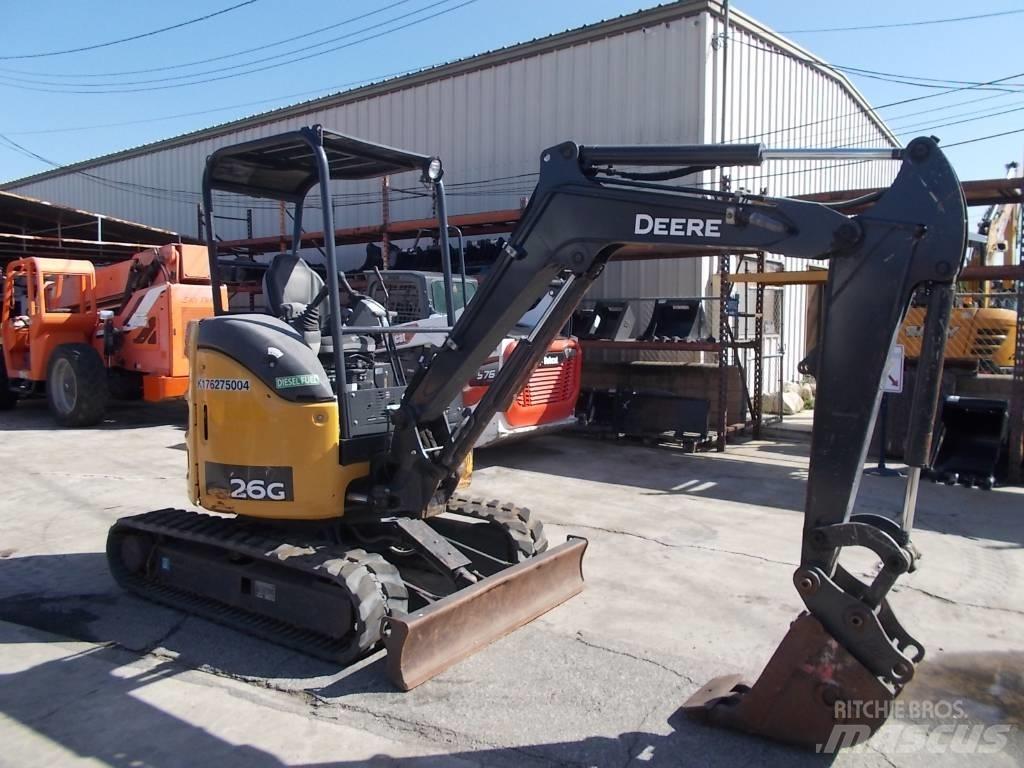 John Deere 26G Minikoparki