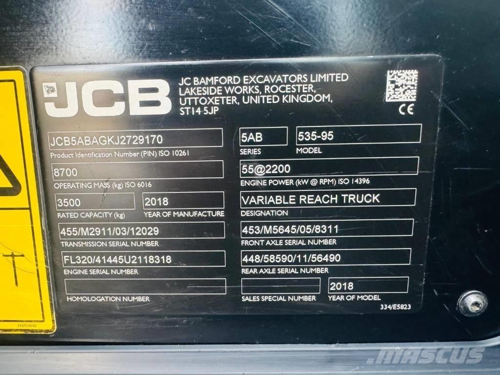 JCB 535-95 Ładowarki teleskopowe