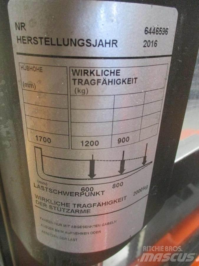 BT SWE 200D Wózki widłowe unoszące z dyszlem