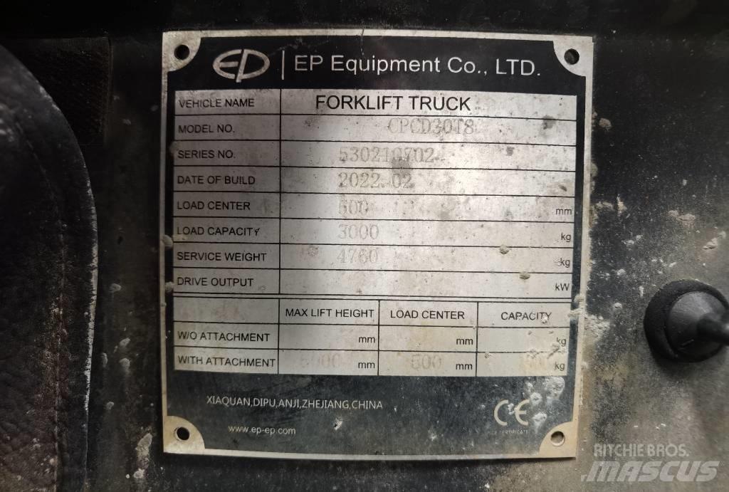 EP CPCD35T8S4S Wózki Diesla