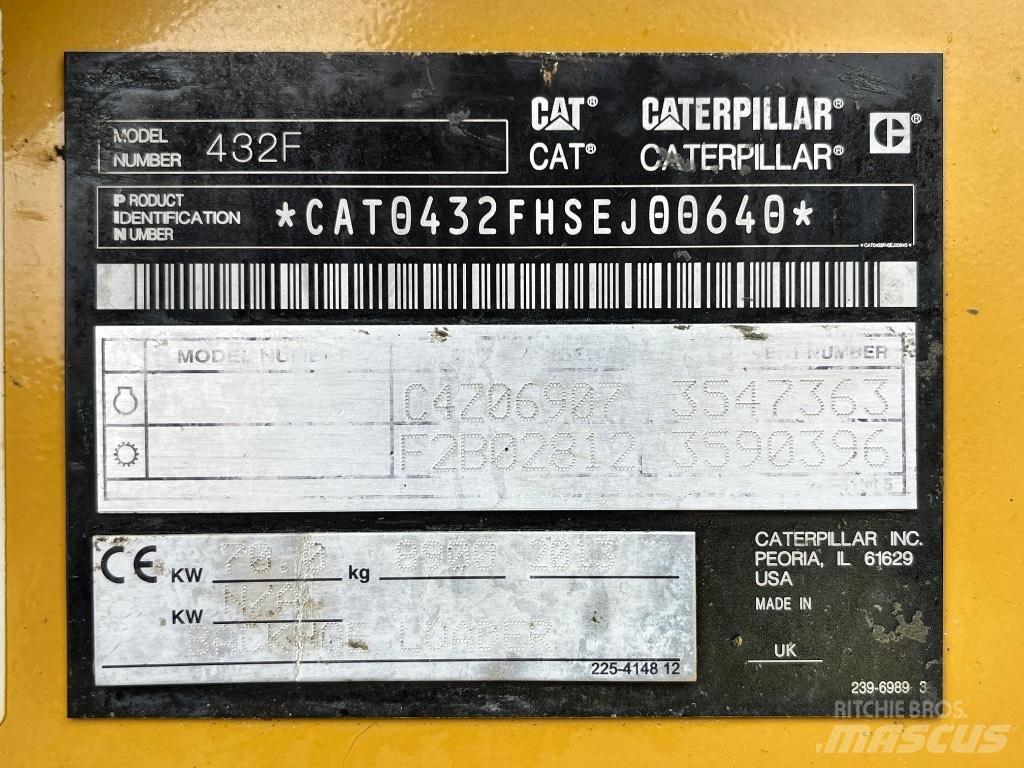 CAT 432 F Koparko-ładowarki
