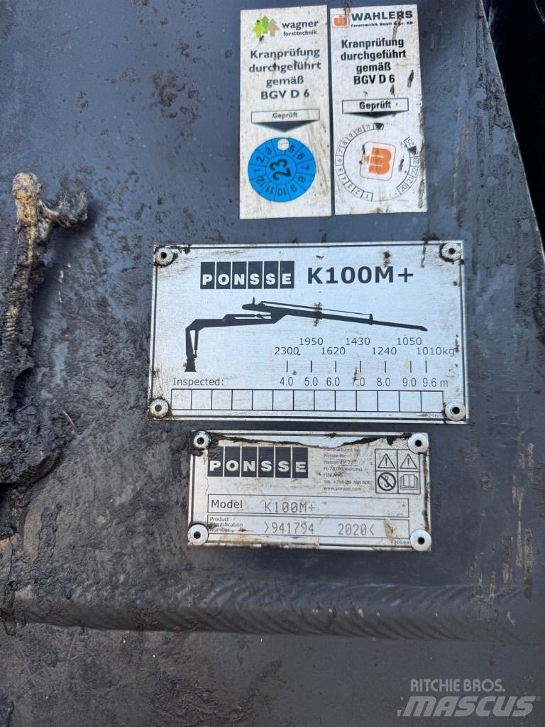 Ponsse Kran  K 100 M+ Forwardery