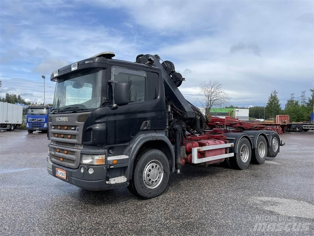 Scania P340 8x4 Żurawie samochodowe