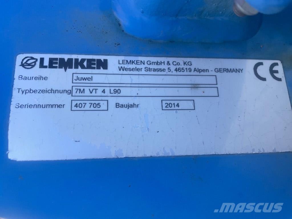 Lemken Juwel 7 M V T Pługi obrotowe