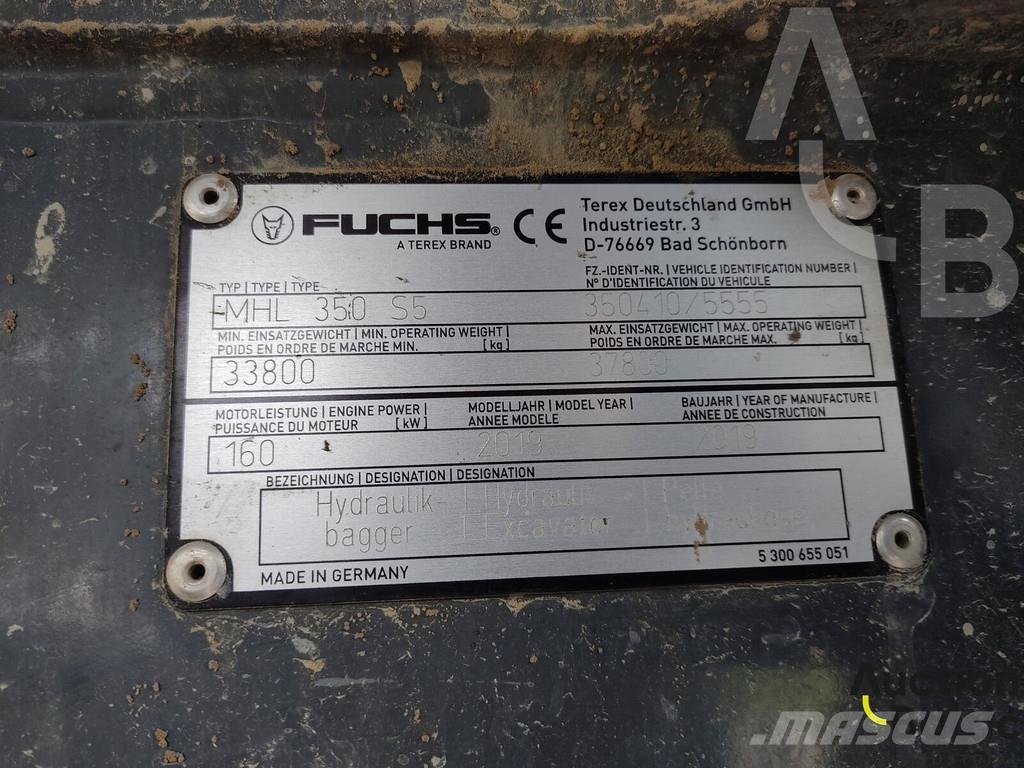 Fuchs MHL 350 Koparki przeładunkowe