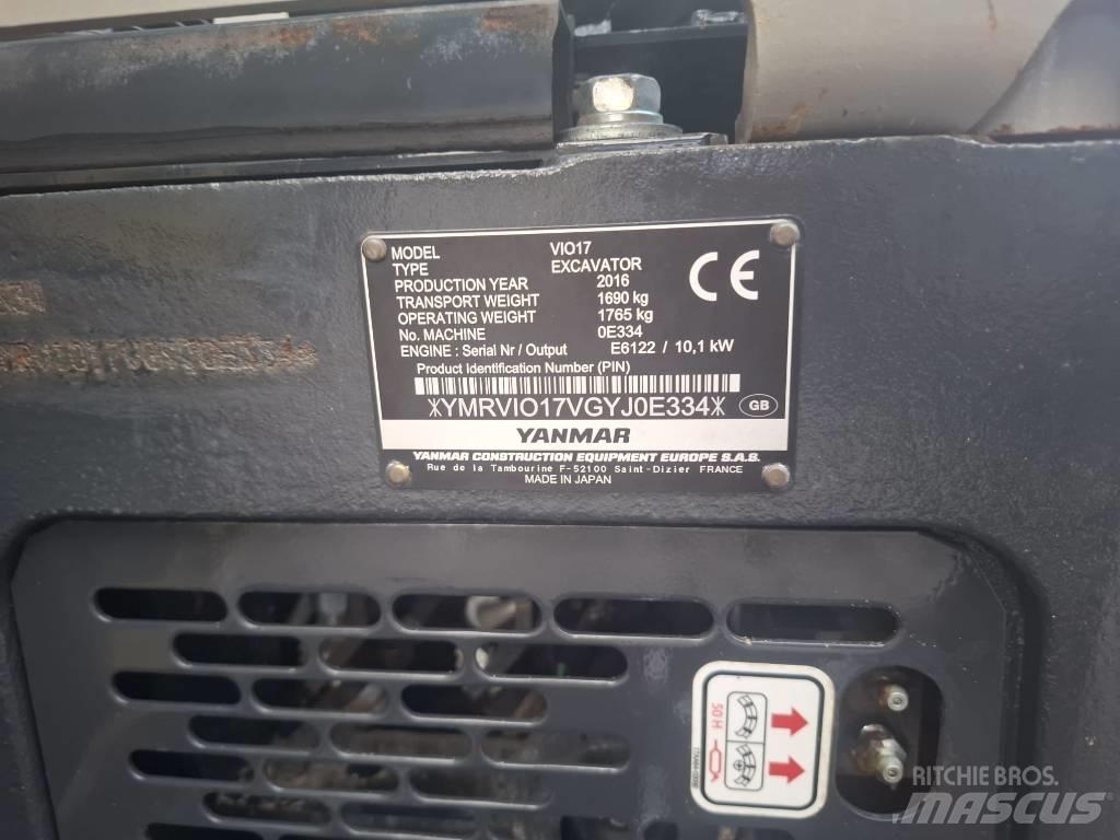 Yanmar Vio 17 Minikoparki