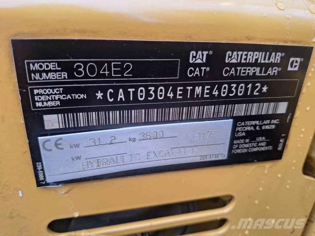 CAT 304 E CR Minikoparki
