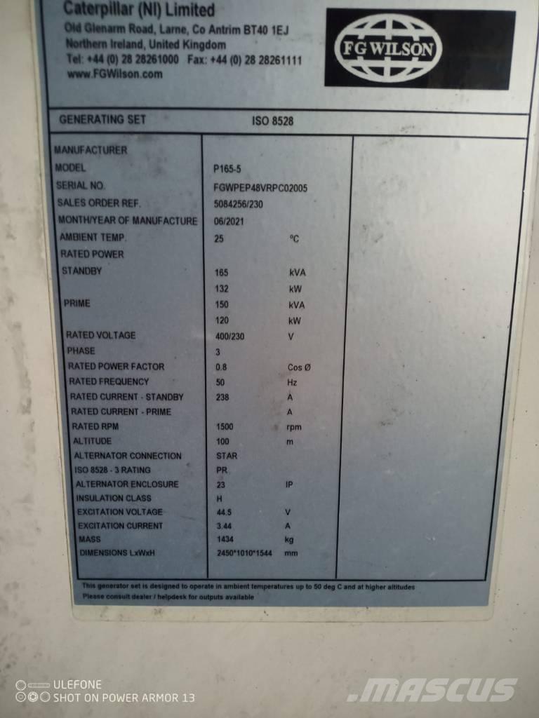 FG Wilson P 65-5 Agregaty prądotwórcze Diesla