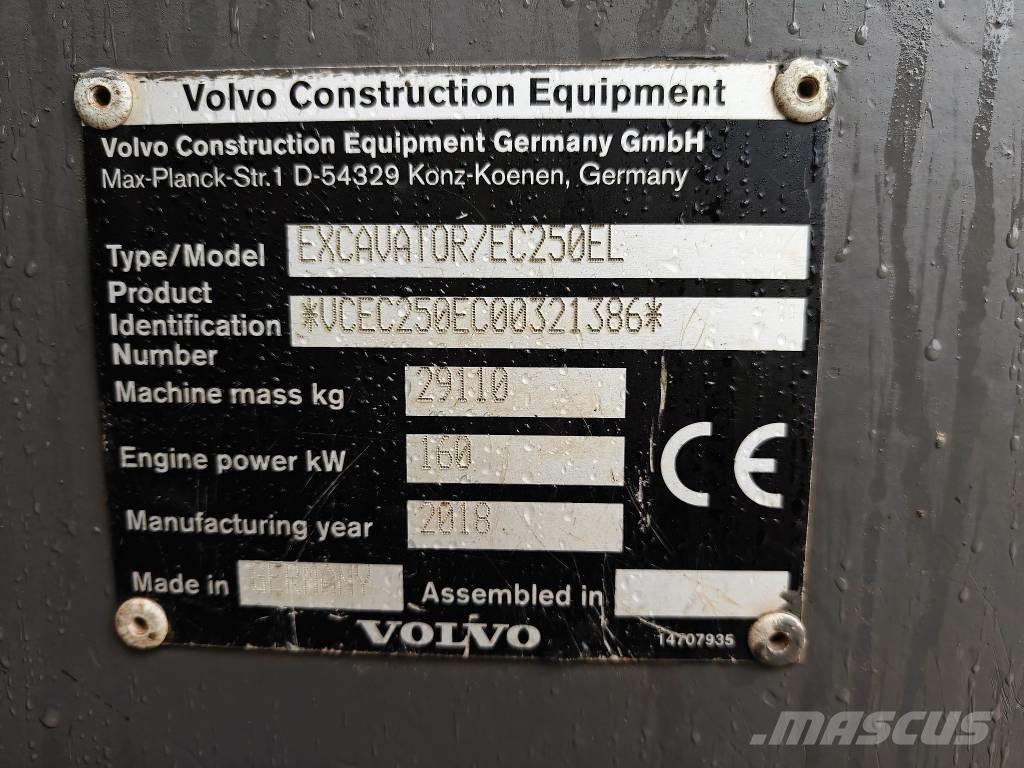 Volvo EC 250 EL Koparki gąsienicowe