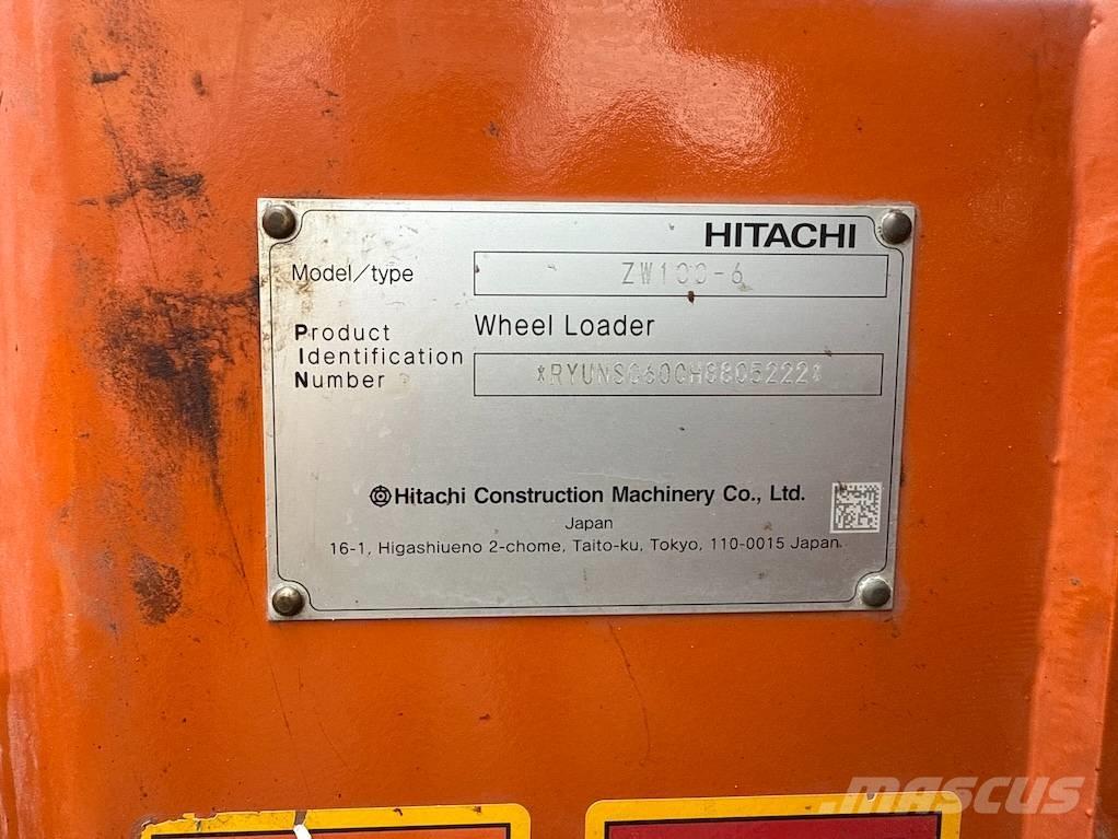 Hitachi ZW 100 Ładowarki kołowe