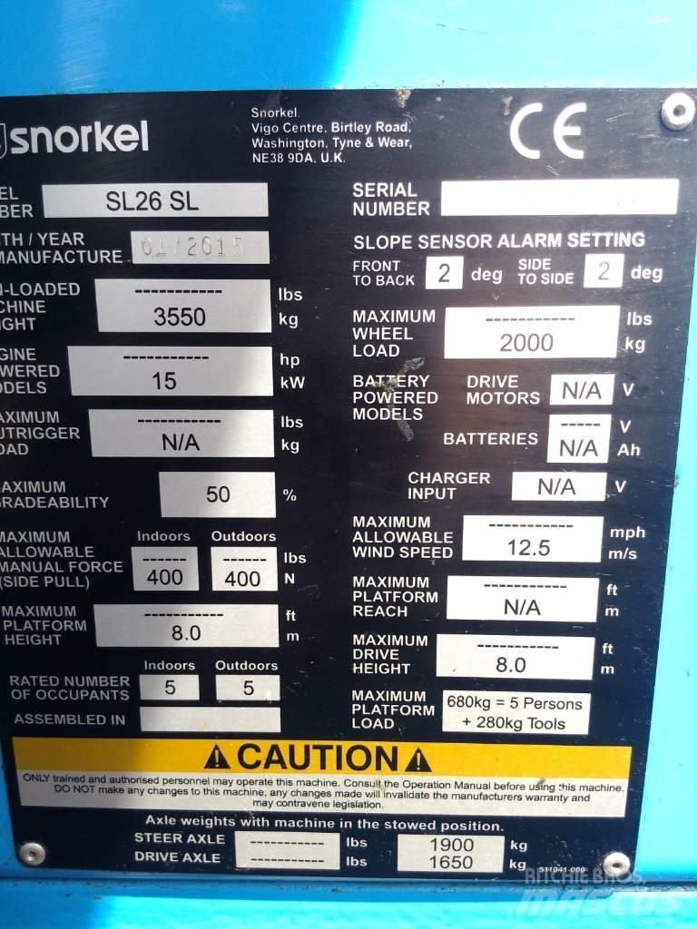 Snorkel SL 26 Podnośniki przegubowe