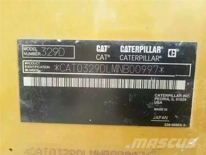 CAT 329 D Koparki gąsienicowe