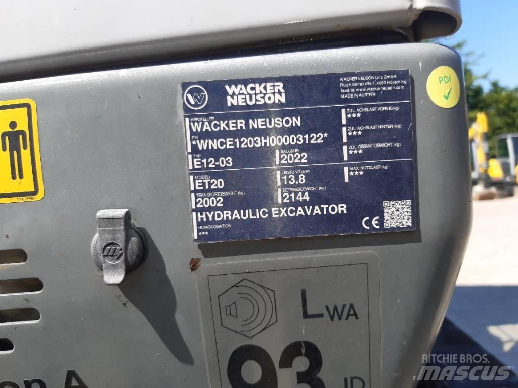 Wacker Neuson ET20 Koparki gąsienicowe